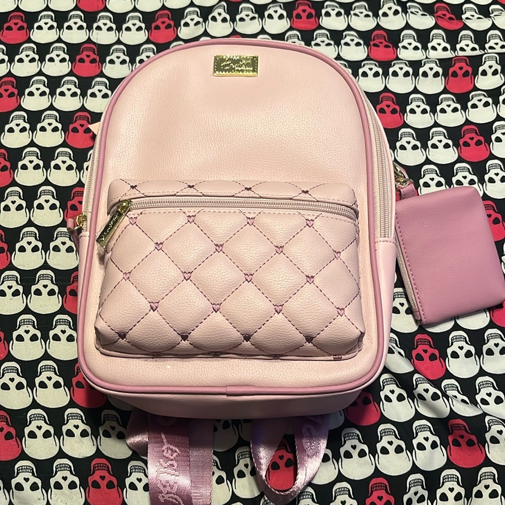 Luv Betsey Pink Small Backpack